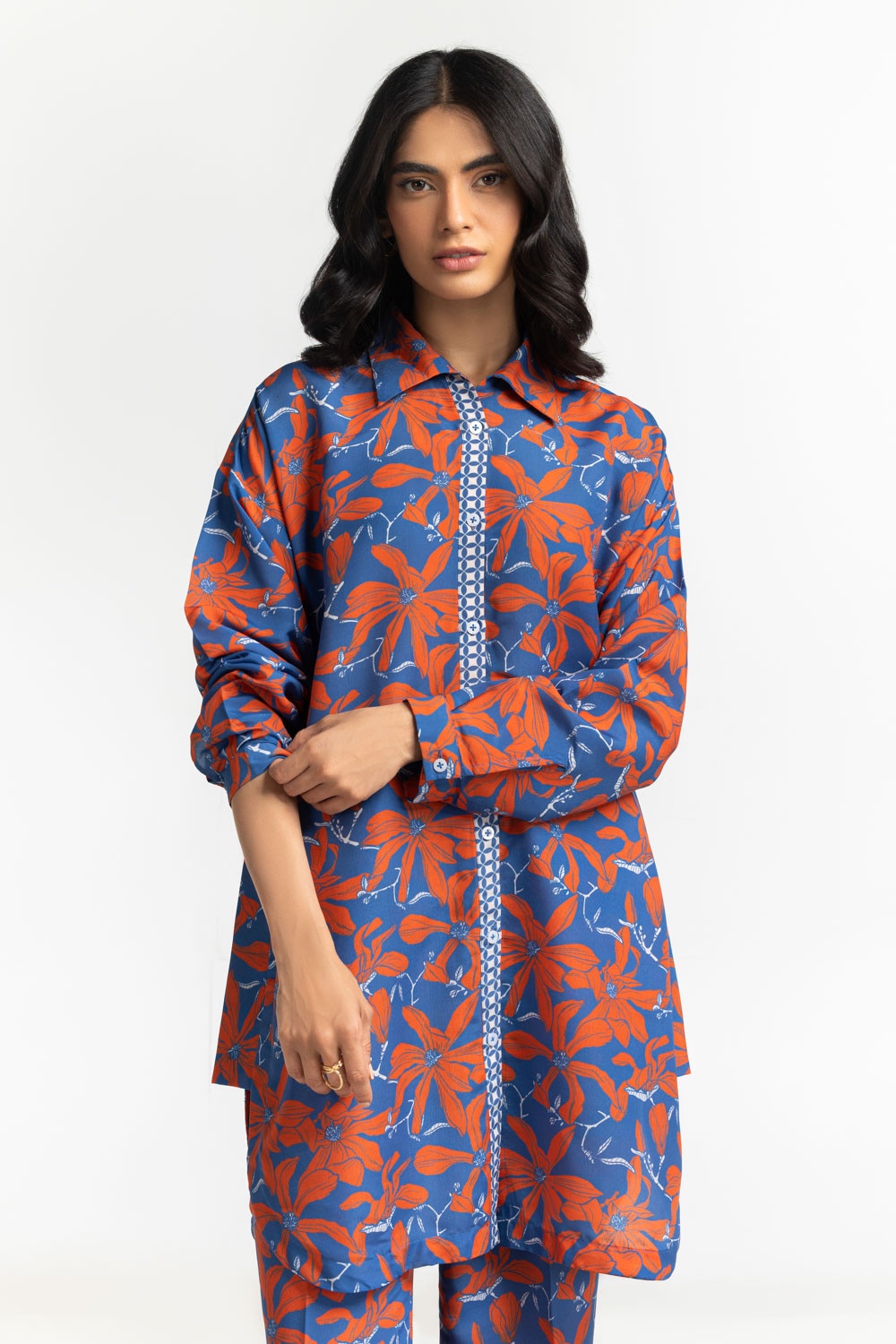 Poly Cambric Printed Co-Ord Set IPST-44509