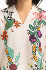 Poly Cambric Printed Co-Ord Set IPST-44685