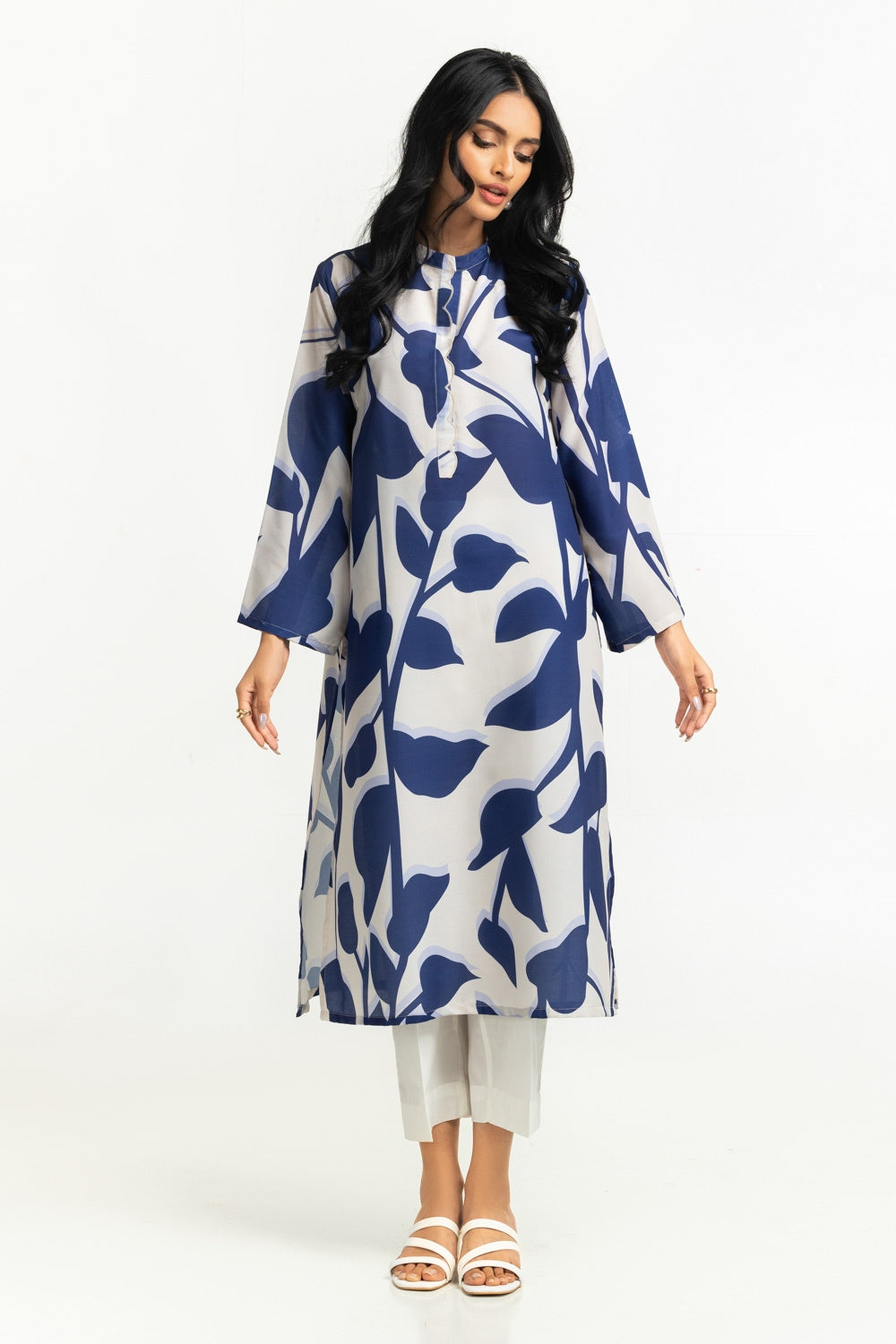 Poly Cambric Printed Shirt