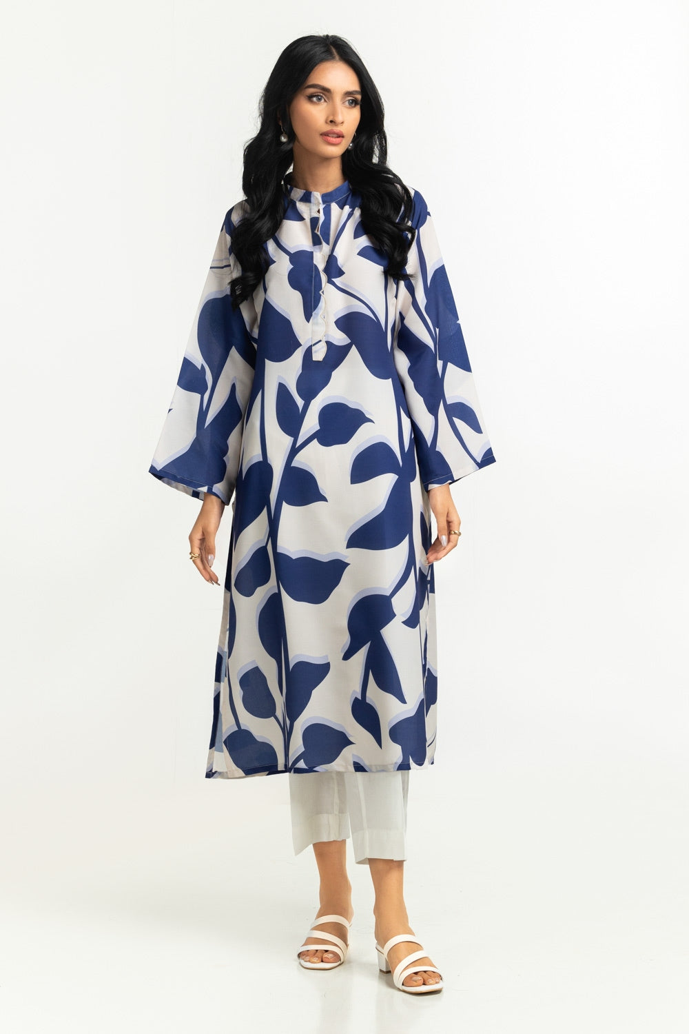 Poly Cambric Printed Shirt