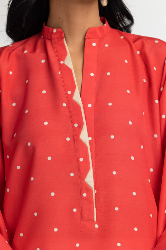 Poly Cambric Printed Shirt IPS-44540