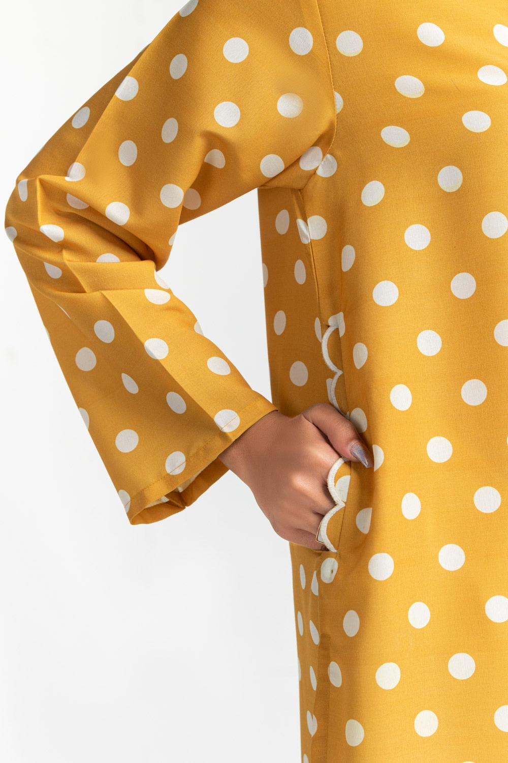 Poly Cambric Printed Shirt