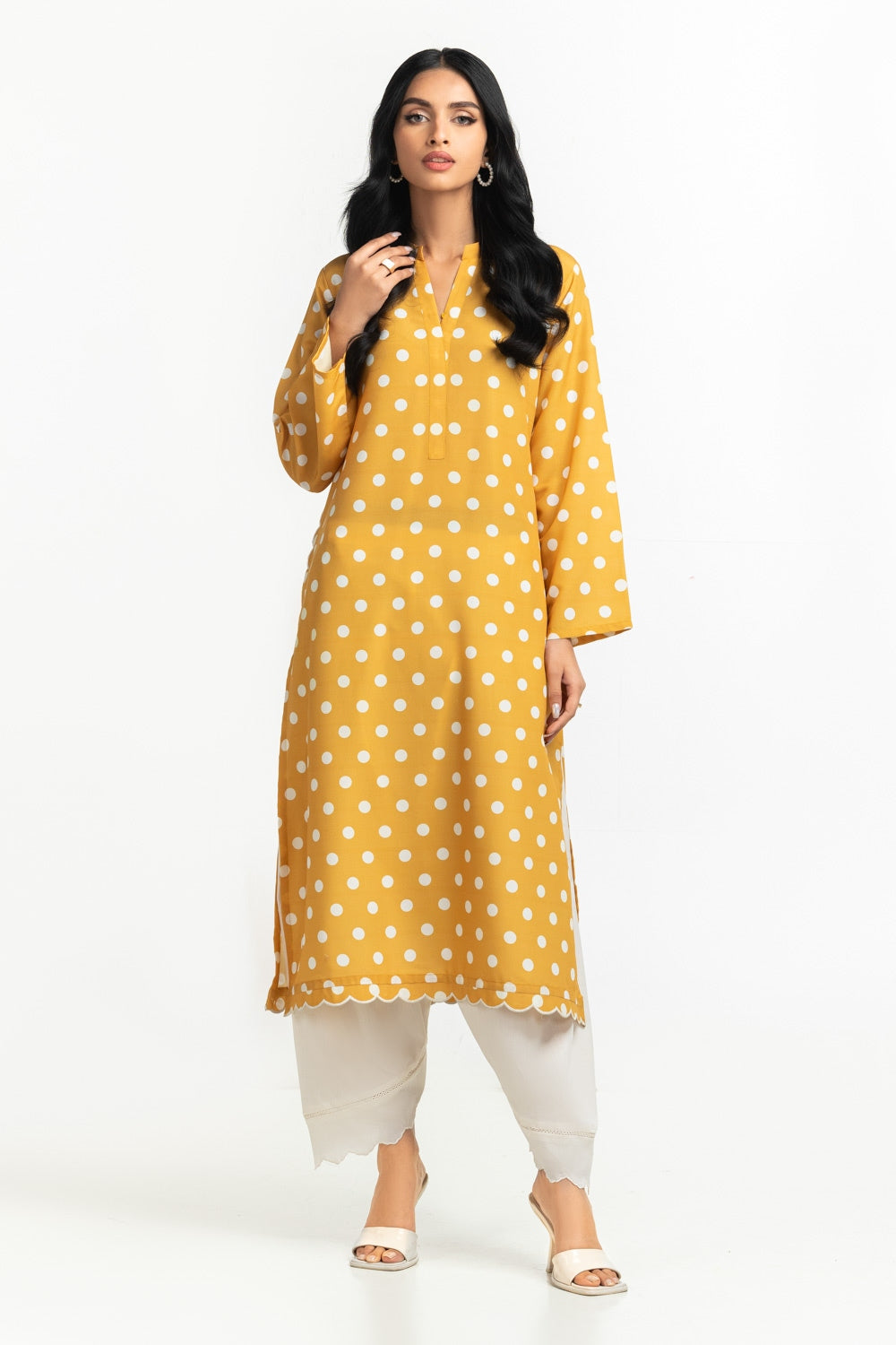 Poly Cambric Printed Shirt