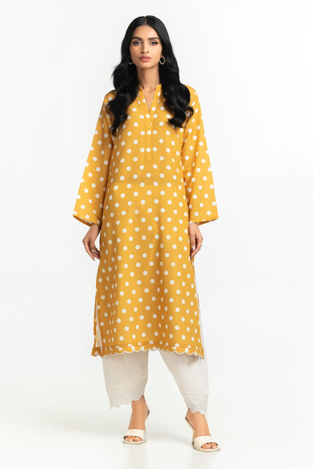 Poly Cambric Printed Shirt