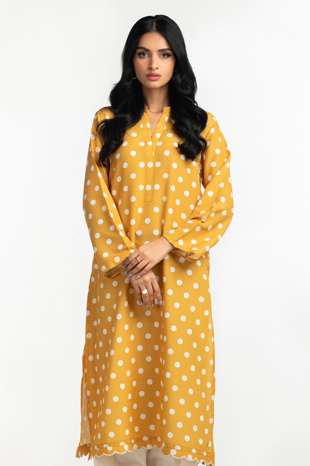 Poly Cambric Printed Shirt