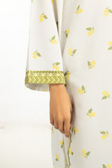 Poly Cambric Printed With Embroidered Co-Ord Set IPST-44539