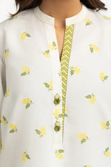 Poly Cambric Printed With Embroidered Co-Ord Set IPST-44539