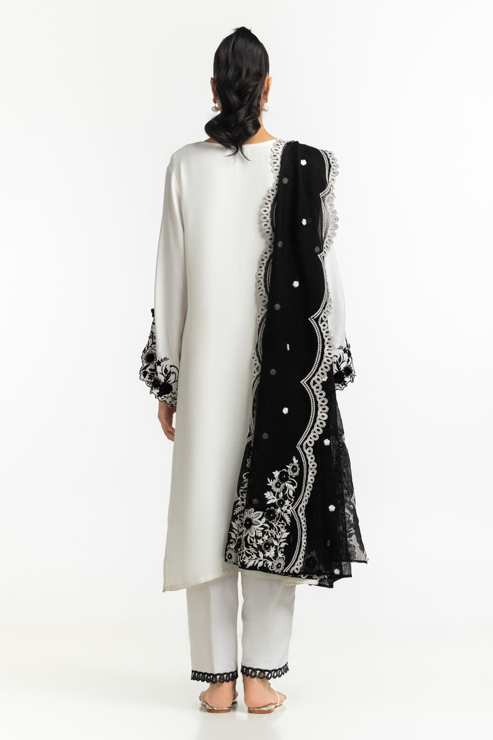 Poly Munar Embdoidered Dupatta IPD-44646