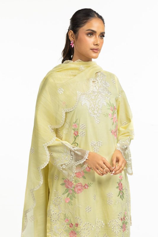 Poly Munar Embroidered Dupatta IPD-44631