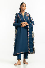 Poly Munar Embroidered Dupatta IPD-44639