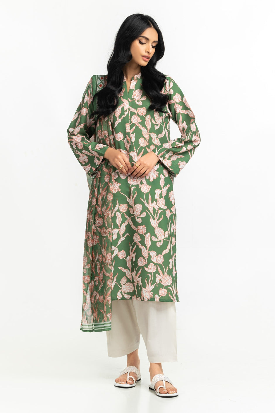 Poly Munar Printed Dupatta