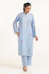 Poly Slub Embroidered Co-Ord Set IPST-44357