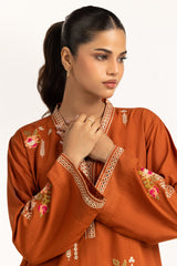 Poly Slub Embroidered Co-Ord Set IPST-44358