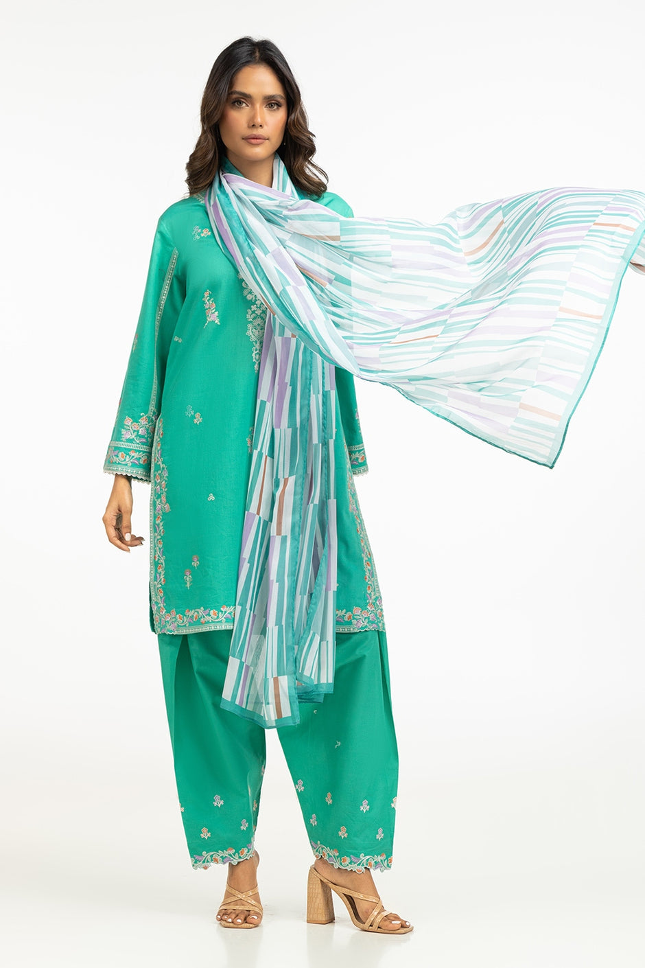 Poly Tissue Silk Printed Dupatta IPD-44623
