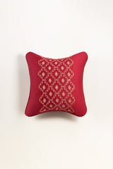 Pomegranate T-400 Embroidered Square Cushion Cover
