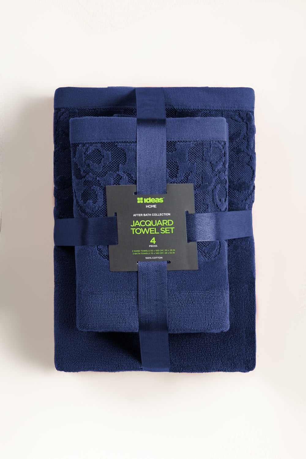 Poseidon Jacquard Dyed Towel 4Pcs Set