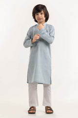 Powder Blue Basic Kurta KR-KPLN22-053