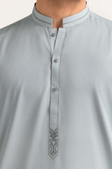 Powder Blue Embroidered Suit SK-E24-020