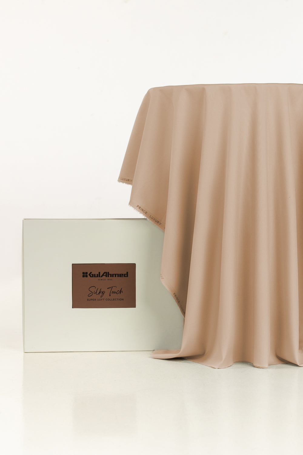 Prince Luxury Plus Unstitched Fabric Cotton with Gift Box