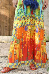 1 Piece Unstitched Cotton Silk Kaftan KFN-52001