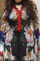 1 Piece Unstitched Cotton Silk Kaftan KFN-52002