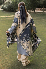 3 Piece Unstitched Printed Khaddar Suit K-52023