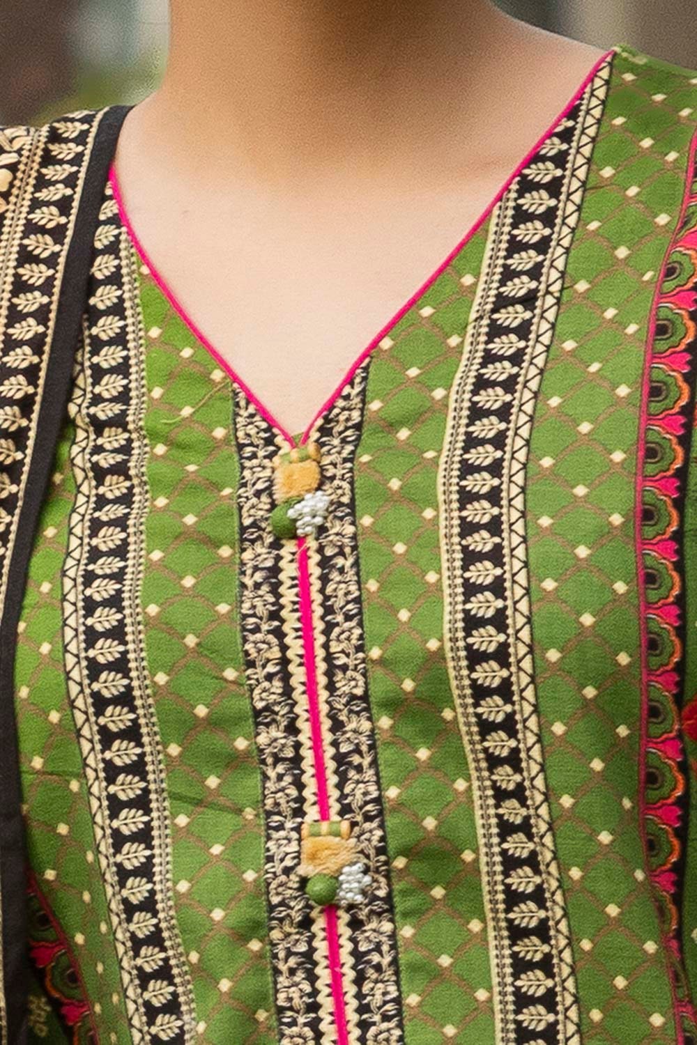 3 Piece Unstitched Printed Khaddar Suit K-52027