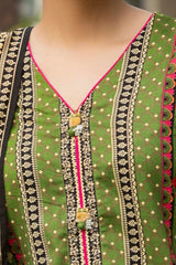3 Piece Unstitched Printed Khaddar Suit K-52027