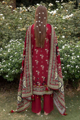 3 Piece Unstitched Printed Khaddar Suit K-52035