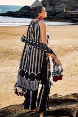 3 Piece Unstitched Embroidered Printed Lawn Suit CL-42330