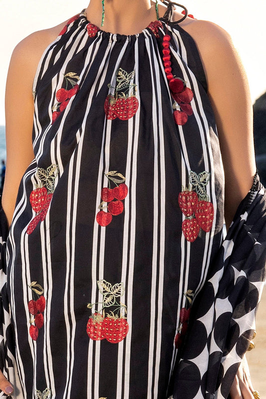 3 Piece Unstitched Embroidered Printed Lawn Suit CL-42330