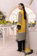 3 Piece Unstitched Embroidered Printed Lawn Suit with Printed Lawn Dupatta CL-52316