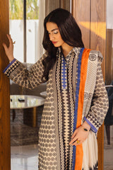 3 Piece Unstitched Printed Lawn Suit SD-52055