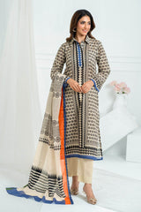 3 Piece Unstitched Printed Lawn Suit SD-52055