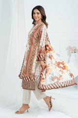 3 Piece Unstitched Printed Lawn Suit SD-52074