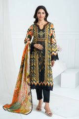 3 Piece Unstitched Printed Lawn Suit SD-52075