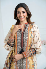 3 Piece Unstitched Printed Lawn Suit SD-52053