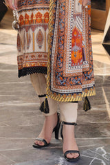 3 Piece Unstitched Printed Lawn Suit SD-52053