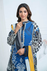 3 Piece Unstitched Printed Lawn Suit SD-52060