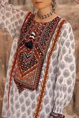 3 Piece Unstitched Printed Embroidered Lawn Suit CL-52540
