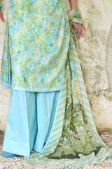 3 Piece Unstitched Printed Lawn Suit with Printed Lawn Dupatta CL-52379
