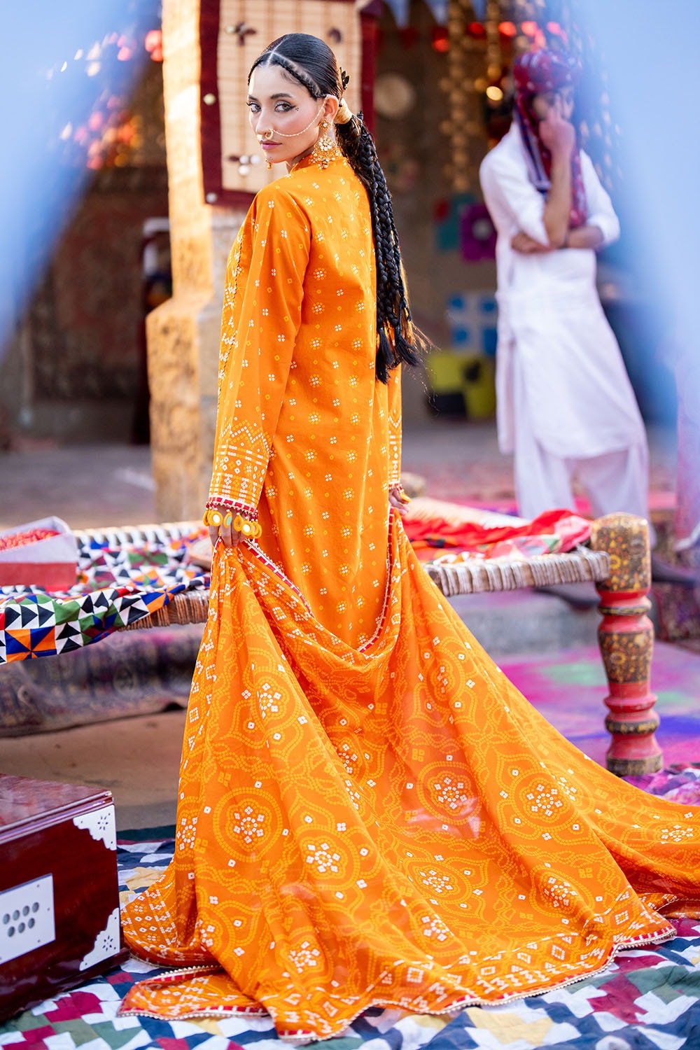 3 Piece Unstitched Printed Lawn Suit CL-52399 A