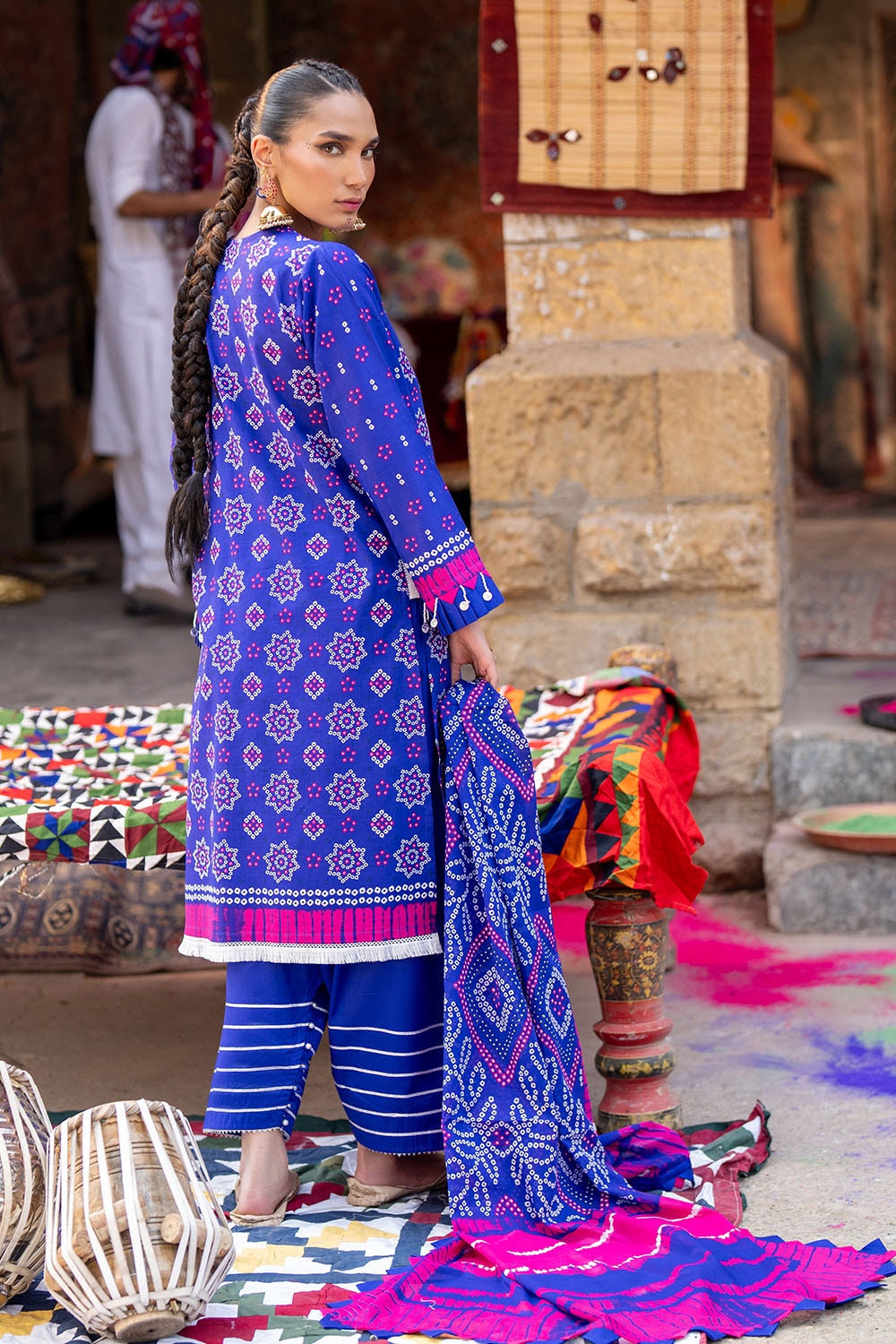 3 Piece Unstitched Printed Lawn Suit CL-52445 B