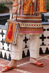 3 Piece Unstitched Printed Lawn Suit with Printed Lawn Dupatta CL-52503