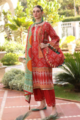 3 Piece Unstitched Printed Lawn Suit with Printed Lawn Dupatta CL-52505