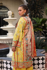 3 Piece Unstitched Printed Lawn Suit with Printed Lawn Dupatta CL-52507