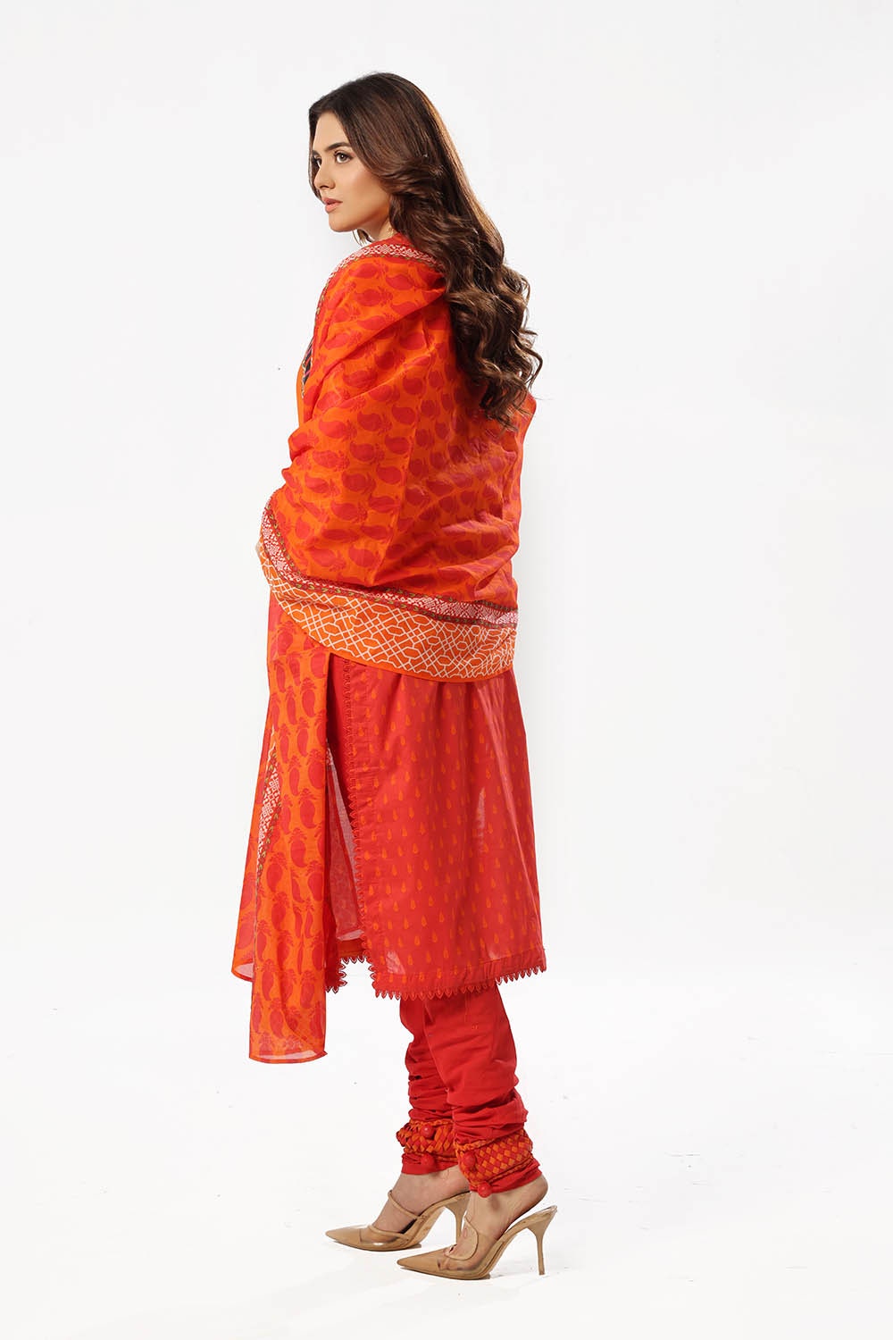 3 Piece Unstitched Printed Lawn Suit with Printed Lawn Dupatta CL-52510