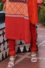 3 Piece Unstitched Printed Lawn Suit with Printed Lawn Dupatta CL-52510