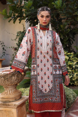 3 Piece Unstitched Printed Lawn Suit with Printed Lawn Dupatta CL-52511