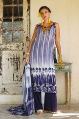 3 Piece Unstitched Printed Lawn Suit with Printed Lawn Dupatta CL-52058